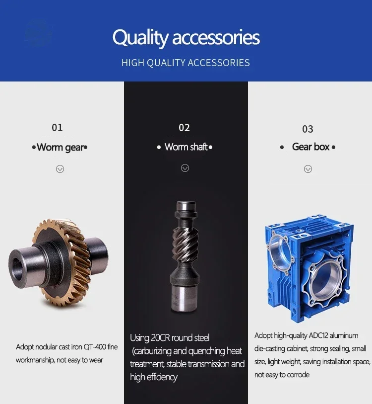 Серия RV NMRV30 40 50 OEM ODM Индивидуальная трансмиссия Червячная коробка передач