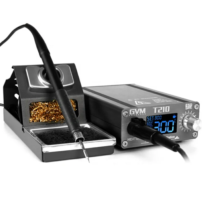 

T210 75W Auto Sleep Soldering Kit Electric Soldering Iron Adjustable Constant Temperature Soldering Station With LCD Screen