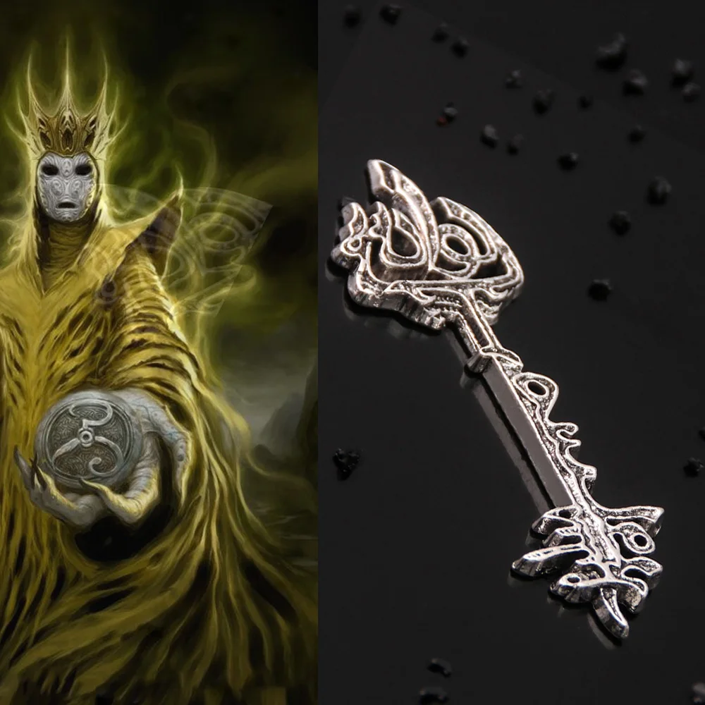 Cthulhu Mythos Key Charm Howard Phillips Lovecraft Fiction Horror Stories Metal Prop Collectible Men Women Gifts