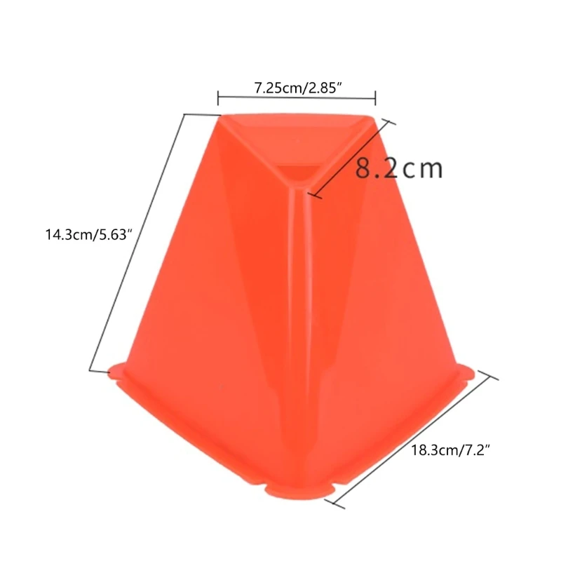 5 шт. футбольное тренировочное ведро футбольный тренировочный маркер конусы с