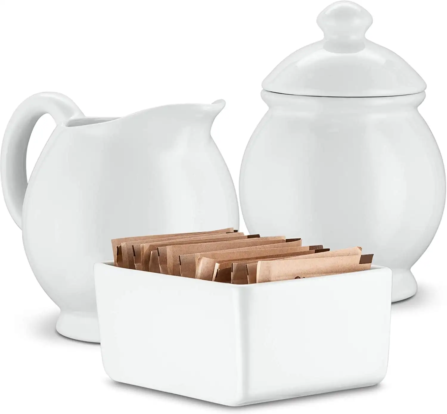 

3 Pc Sugar & Creamer Set