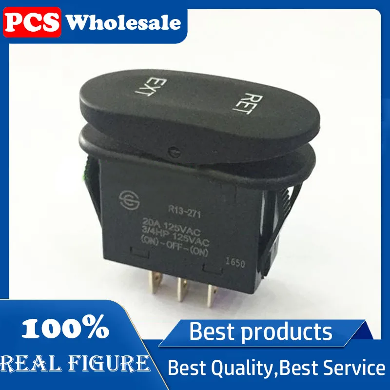 Оригинальный телефон, 6 контактов, 3 скорости, переключатель с двойным сбросом, переключатель окон, 12 В постоянного тока, модификация для автомобиля, мотоцикла, 24 В, Тайвань