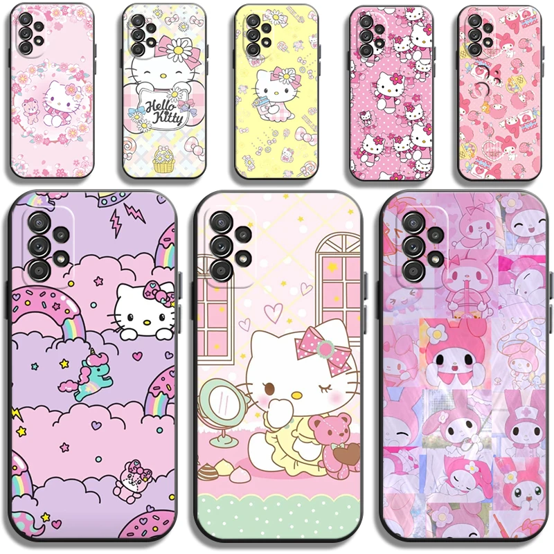 

Hello Kitty 2022 Phone Cases For Samsung Galaxy S21 UItra S20 Lite S8 Plus S9 Plus S10 S10E S10 Lite M11 M12 Coque Funda