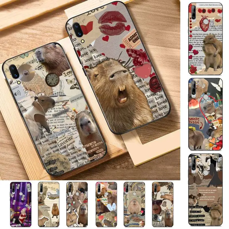 

Capybara Phone Case For Huawei Y9 6 7 5 Prime Enjoy 7s 7 8 plus 7a 9e 9plus 8E Lite Psmart Shell