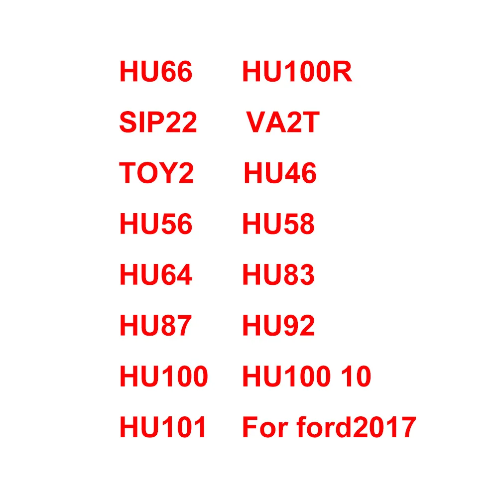 Фото LiShi 2-в-1 инструмент HU66 hu100R Sip22 va2t toy2 HU46 HU56 HU58 HU64 HU83 HU87 HU92 HU100 HU100 10 Cut HU101 для Ford2017 №4
