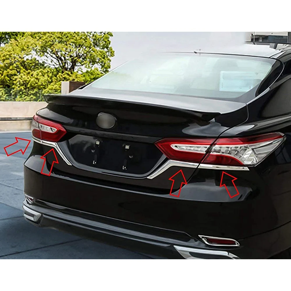 Хромированная Задняя панель для Toyota Camry L LE XLE 2017 2018 2019 2020