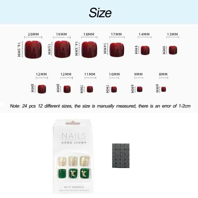 24pcs Fake Toe Nails for Girl White Flowers French False Nail Full Cover Removable Acrylic Nail Stickers Press on Nails for Feet images - 6