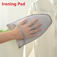hand held mini ironing pad sleeve ironing board holder heat resistant glove for clothes garment steamer portable iron table rack