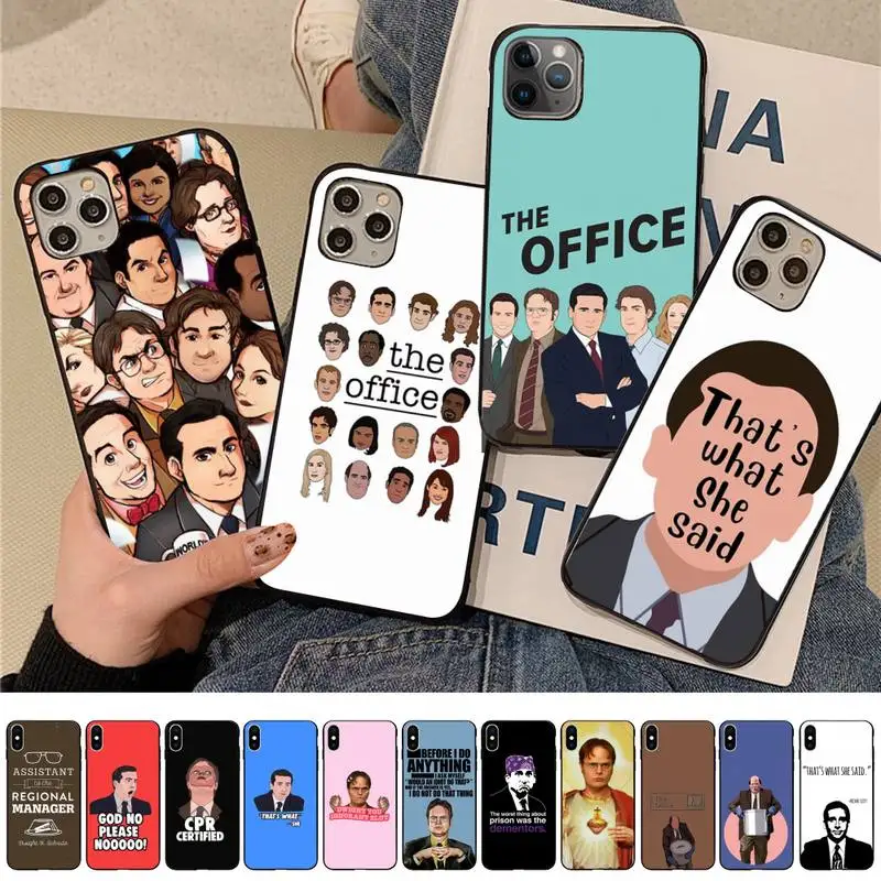 

MaiYaCa The office tv show What She Said Phone Case for iPhone 11 12 13 mini pro XS MAX 8 7 6 6S Plus X 5S SE 2020 XR case