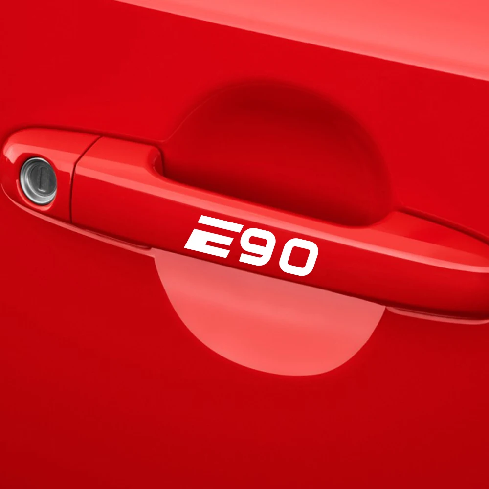 Наклейки на дверные ручки для BMW by CAEB Клеевой тип шины и обода Уникальные слова