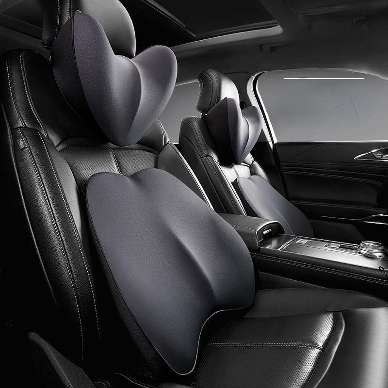 

Car Smart Electric Massage Pillow Waist Support Headrest for Car Office Home
