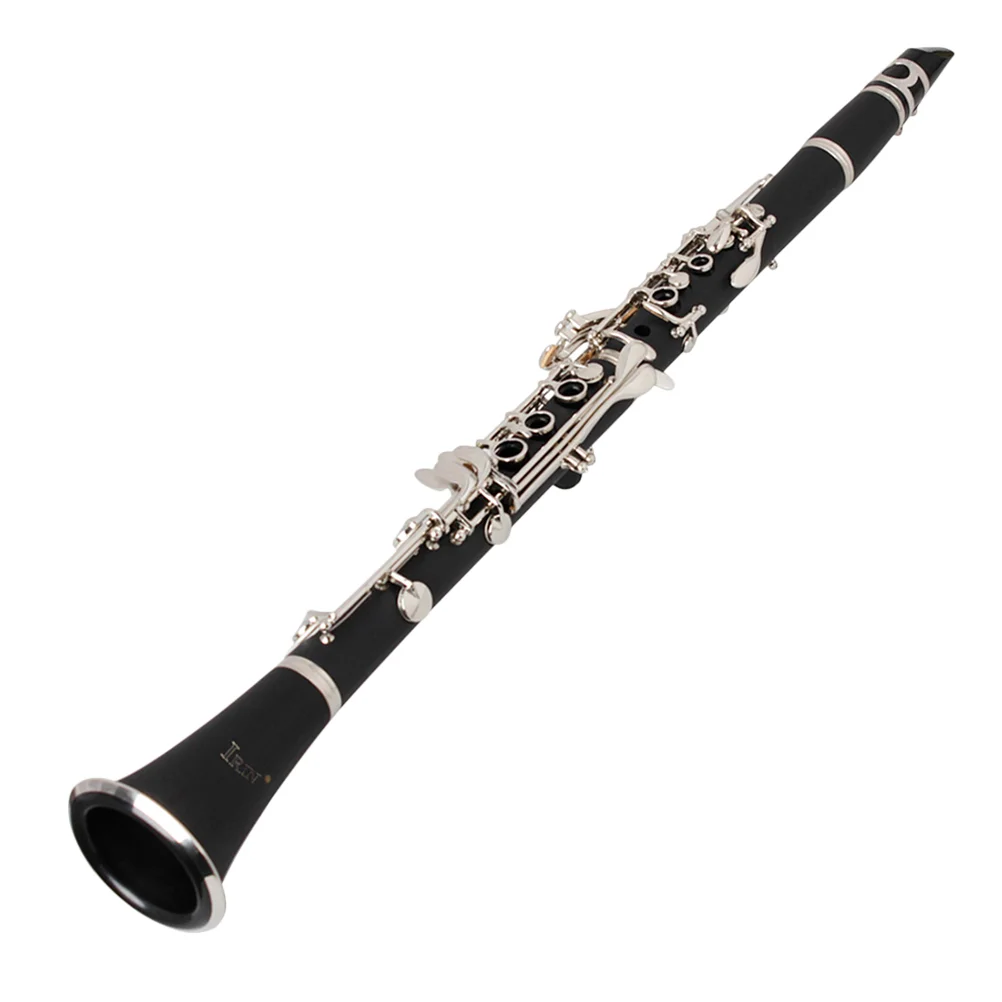 

Bakelite Clarinet Flat Clarinet with Storage Case for Beginners ( Black ) Mouthpiece sib