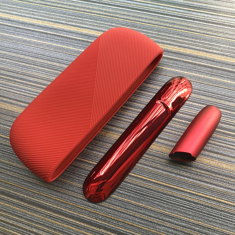 11 цветов Чехол + Боковая крышка верхняя для IQOS 3 0 нескользящий полный защитный