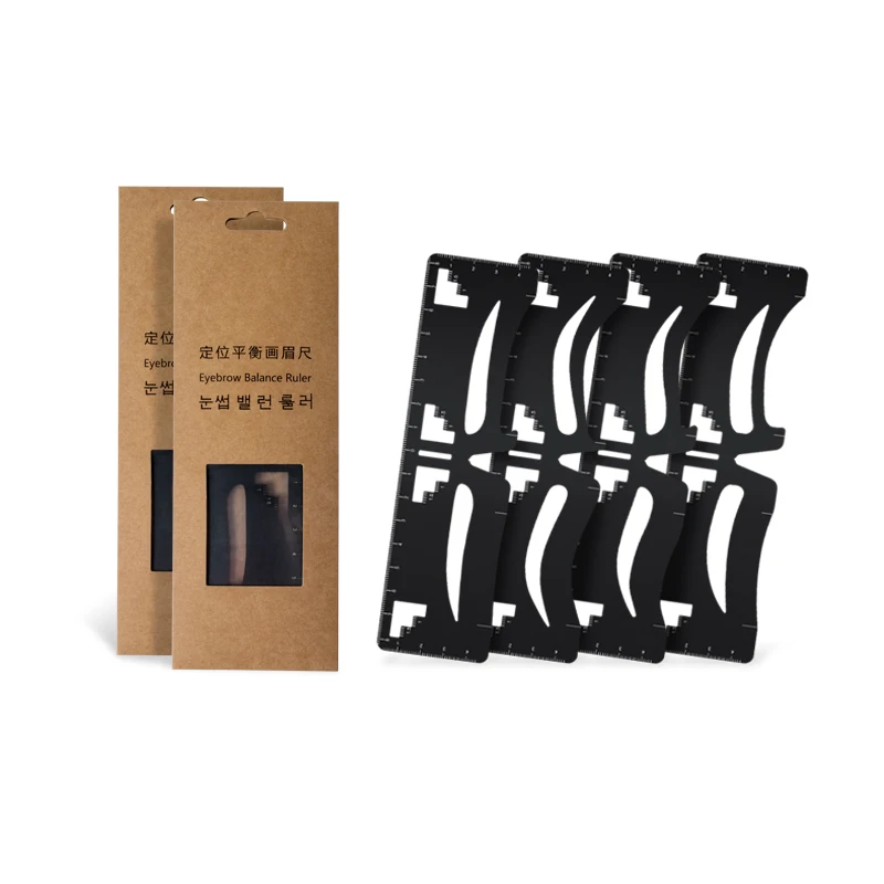 

Высокое качество макияж бровей Уход Трафарет формирователь линейка измерение многоразовый шаблон определение Уход Инструмент для измерен...