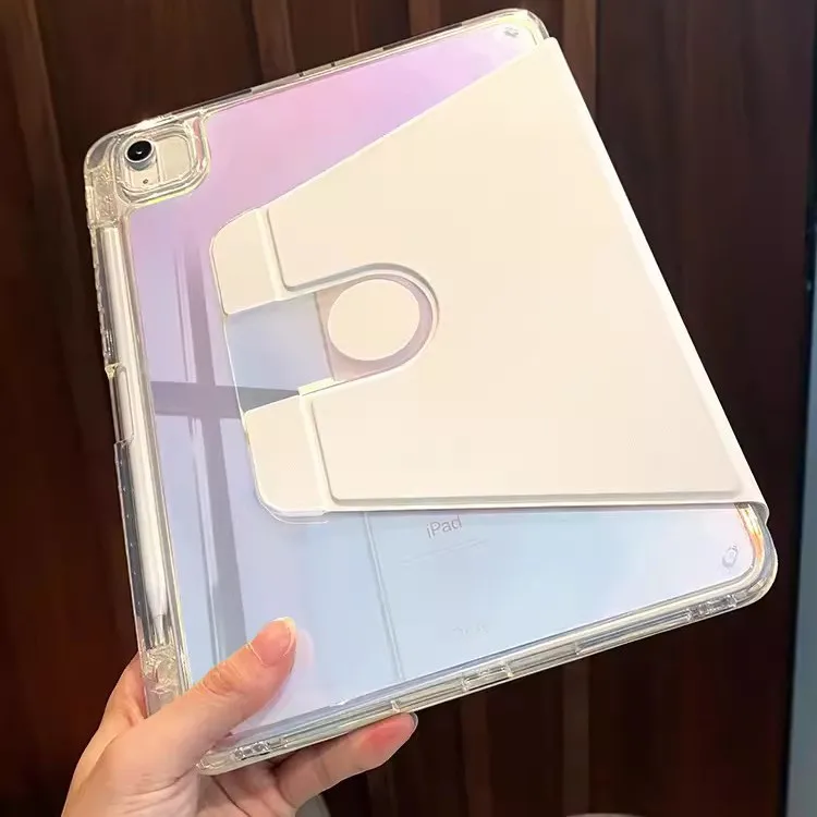 Вращающийся акриловый планшет для Honor Pad 9 Pro V8 12 1 дюймов V7 11 кожаный чехол со