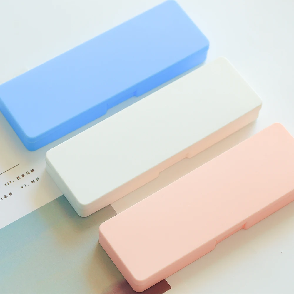 

Simple Transparent Pencil Box for Students Non-toxic Kids School Stationery Pencilcase Pencils Cases Bag Gift пенал школьный