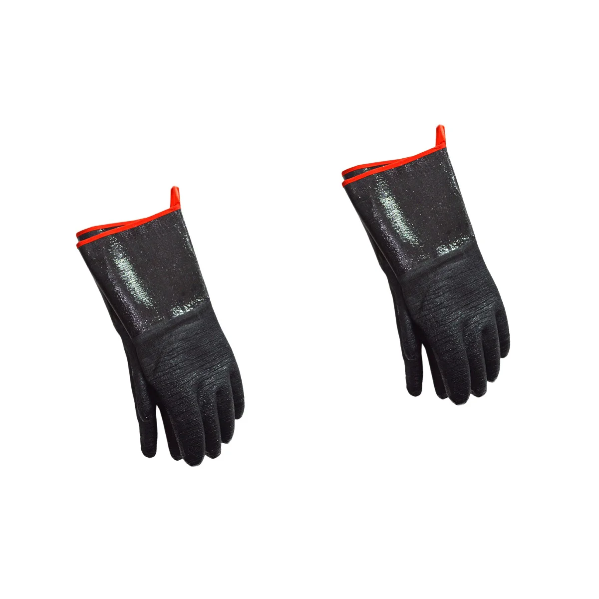

2 Pairs BBQ Gloves Heat Resistant Gloves Grilling Gloves Kitchen Grill Gloves