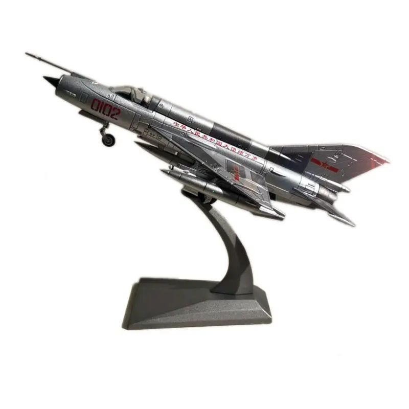 

1/72 Scale Diecast Plane Model Toys PLAAF MiG-21 Fishbed Fighter Die-cast Metal Military Aircraft Toy For Gift Kids Collection