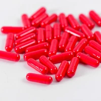 1000pcs 1 free shipping red hard gelatin empty clear capsules hollow gelatin capsules pill capsule medicine capsule