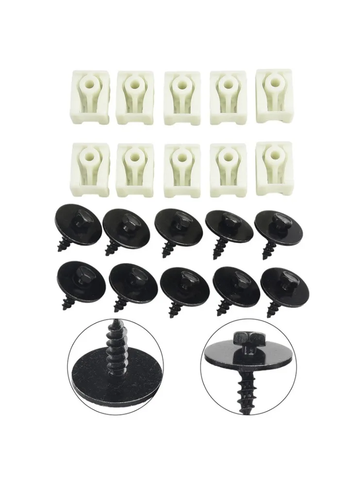 

20 шт./компл. для BMW, комплект винтов с шестигранным болтом C-образным зажимом для переднего крыла 07147311312 07149213164 Автомобильные аксессуары Автозастежка