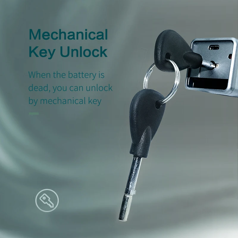 Фото Смарт-замок дверной Tuya с дистанционным управлением, IP65, водонепроницаемый, с паролем и RFID-картой №5