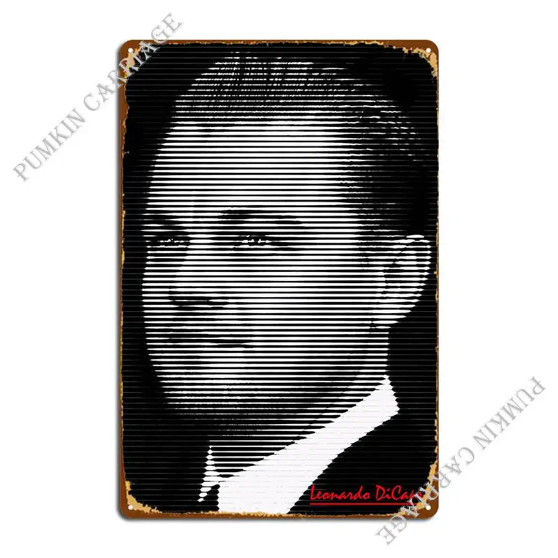 

Металлический знак Леонардо ДиКаприо, постер для гостиной, бар, гараж, печать, жестяной знак, постер