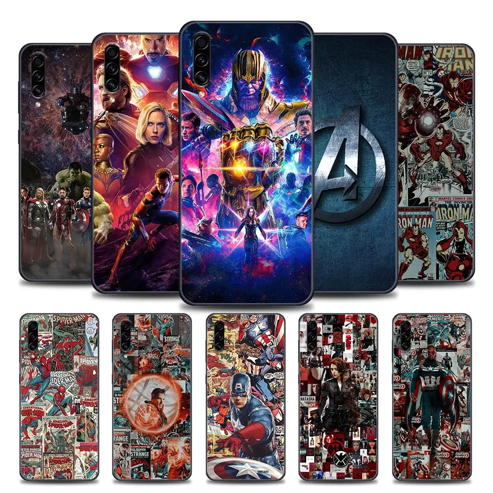 

Marvel Avengers Marvel Samsung Case for A10 e S A20 A30 A30s A40 A50 A60 A70 A80 A90 5G A7 A8 2018 Soft Silicone