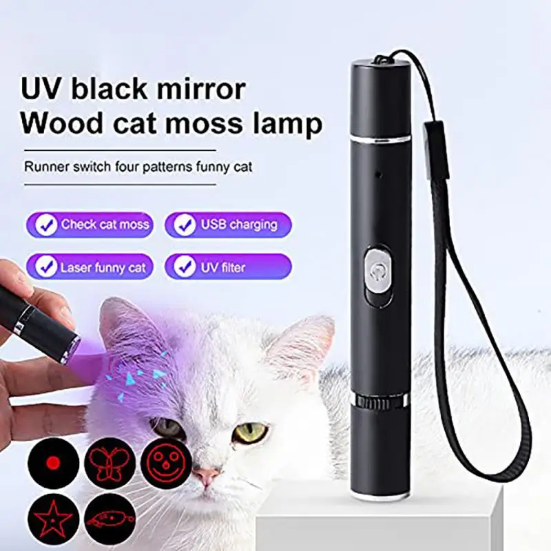 

Ночник, устройство для упражнений в виде кошки, фиолетовая лампа для обнаружения, товары для кемпинга, 29 г, фиолетовая лампа, лазерная металлическая ручка с УФ-обнаружением
