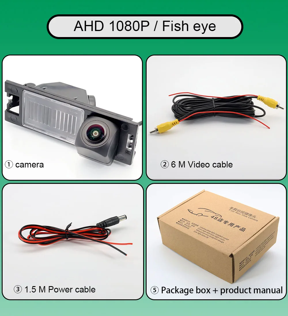 

AHD 1080P 170 ° Автомобильная камера заднего вида FishEye для Hyundai IX35 ix 35 2009 2010 2011 2012 2013 2014 2015 2016 HD ночного видения