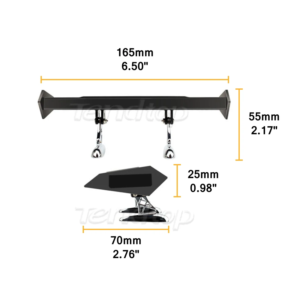 Автомобильный стоп-сигнал на солнечной батарее светодиодный спойлер мини-датчик
