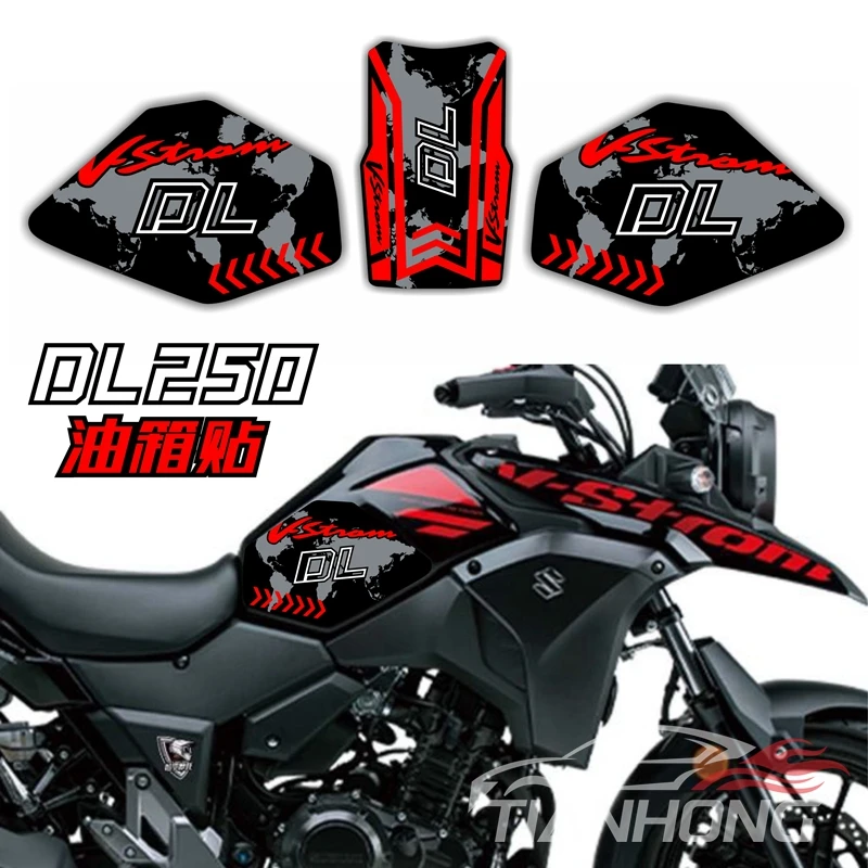 

Наклейки на бак локомотив suzuki DL250 модифицированные fishbone против царапин