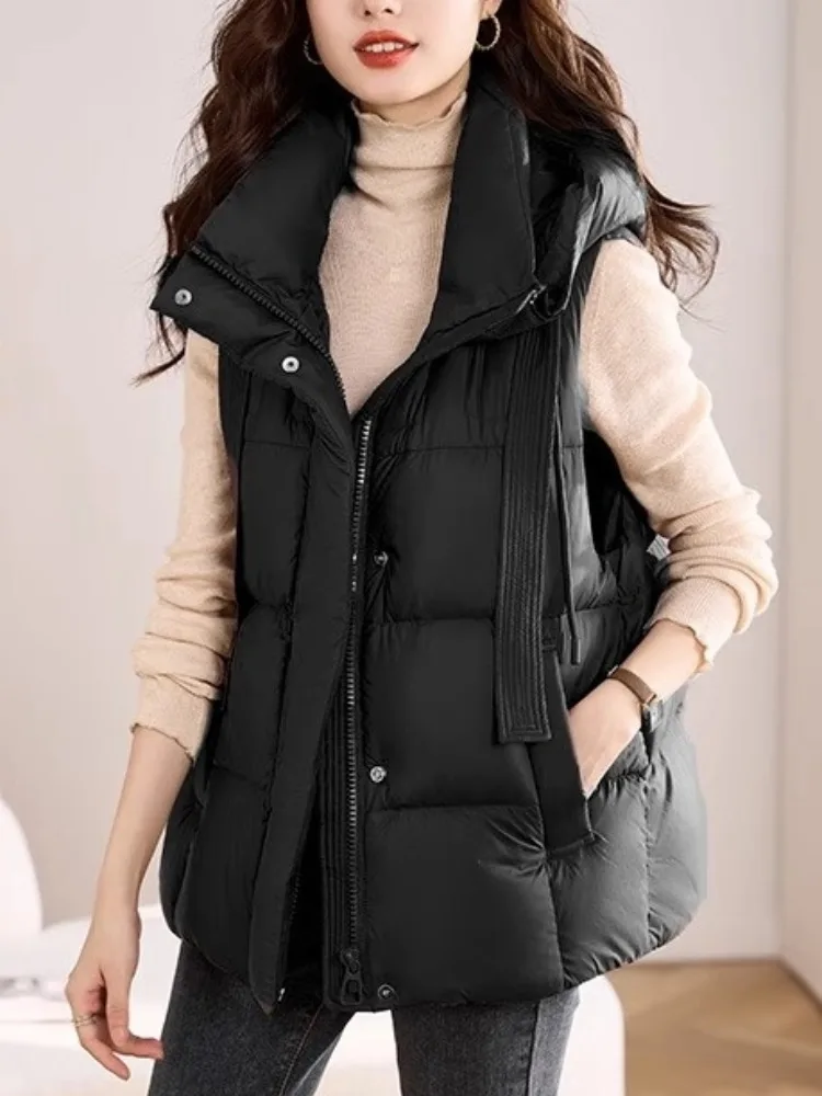 Куртка с хлопковой подкладкой High Sense жилет верхняя одежда женская зимняя новинка