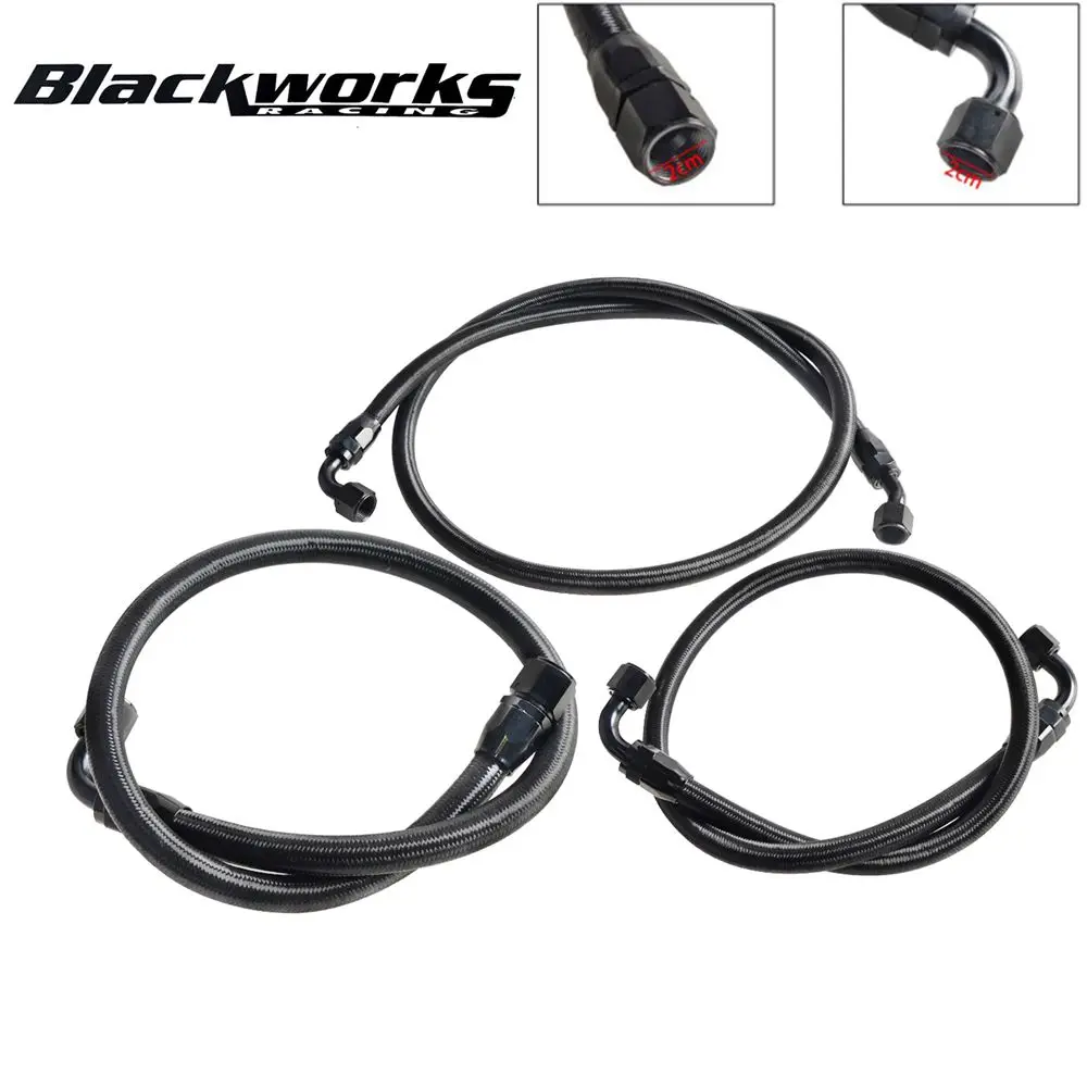 

Шланг для охлаждения коробки передач 10AN для Chevrolet GMC 2006 л для Duramax LLY LBZ LMM 2010-, черная нейлоновая оплетка