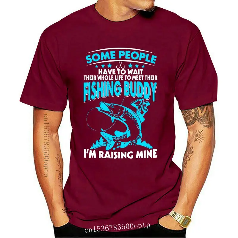 

Nuevo compañero de Pesca, Camiseta divertida para padre Loves Fishing