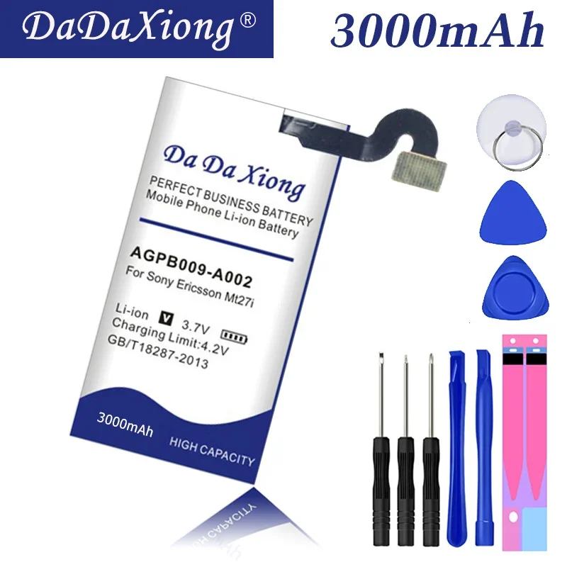 DaDaXiong 3000 мАч AGPB009-A002 литий-ионный аккумулятор для телефона Sony Ericsson Xperia MT27 MT27i