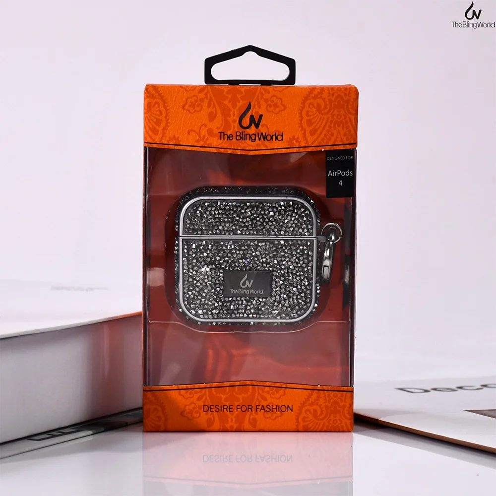 Чехол для Airpods с стразами и бриллиантами