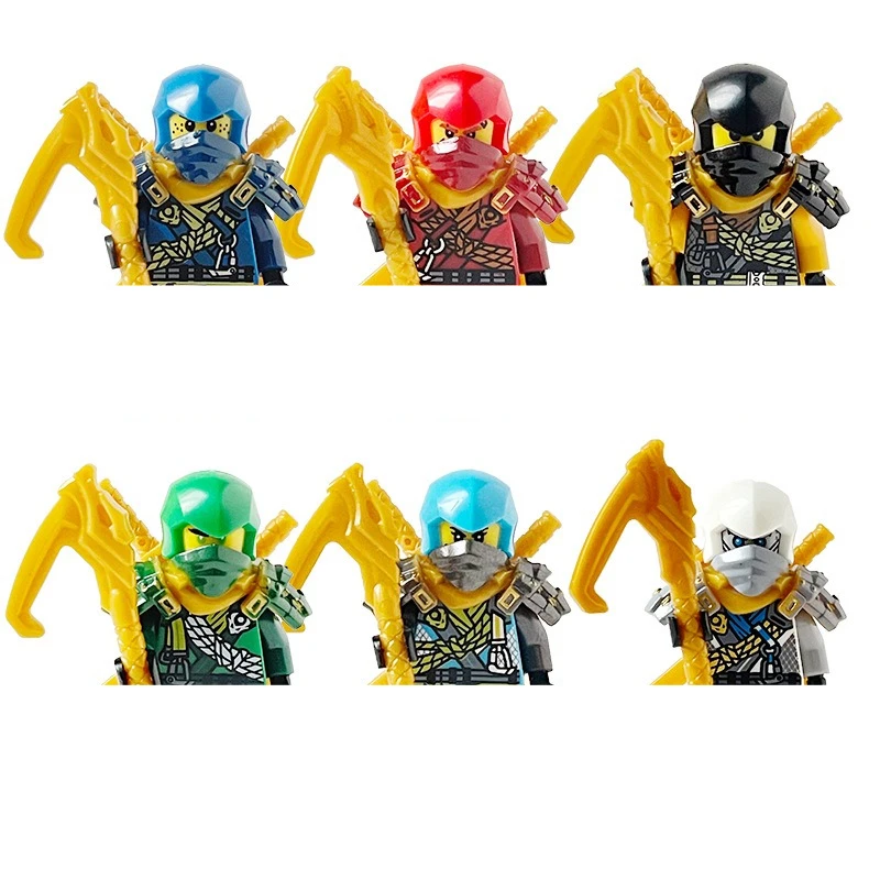 Горячие игрушки Фигурки ниндзя Garmadon Jay Zane Kai Nya Lloyd Samukai Cole Harumi Ultra Violet Pyro Snake Morro Building Blocks Детская игрушка (art.: 3920d43e19672) - 3920d43e19672