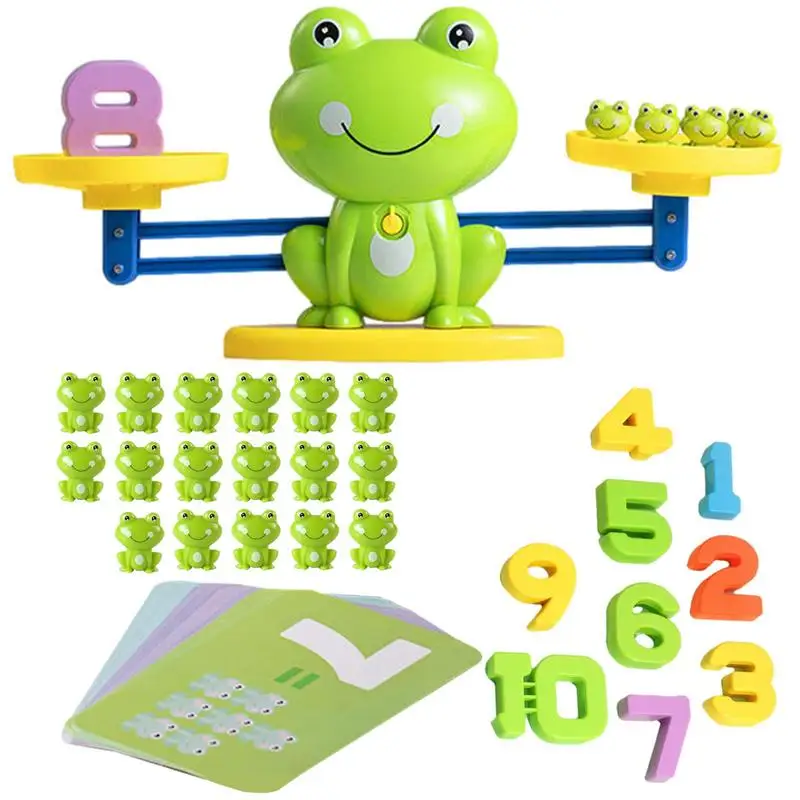 

Игрушки с подсчетом лягушек для дошкольного возраста, математическое обучение, Забавный обучающий подарок для детей в возрасте от 3 лет и старше