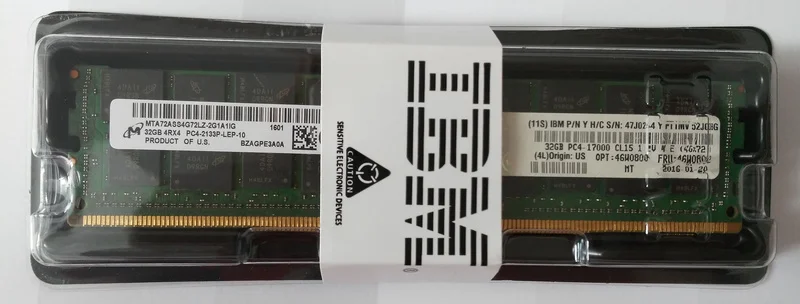 

RAM X3950X6 X3850X6 Memory 32G DDR4 2133 47J0254 46W0800 46W0802