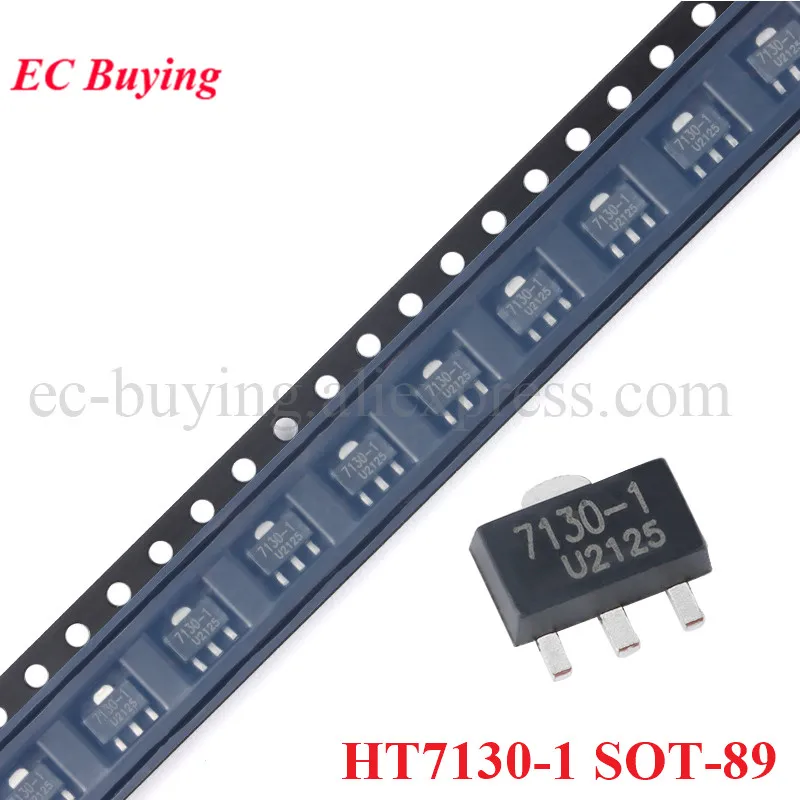 10 шт./лот HT7130-1 SOT-89 HT7130 7130-1 HT7130A-1 SOT89 выход 3 В/100 мА низкое напряжение отсева линейный регулятор LDO чип IC