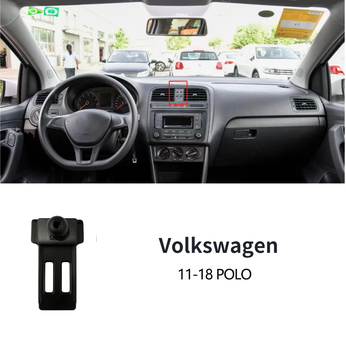 

Автомобильный держатель для телефона, с поворотом на 360 градусов