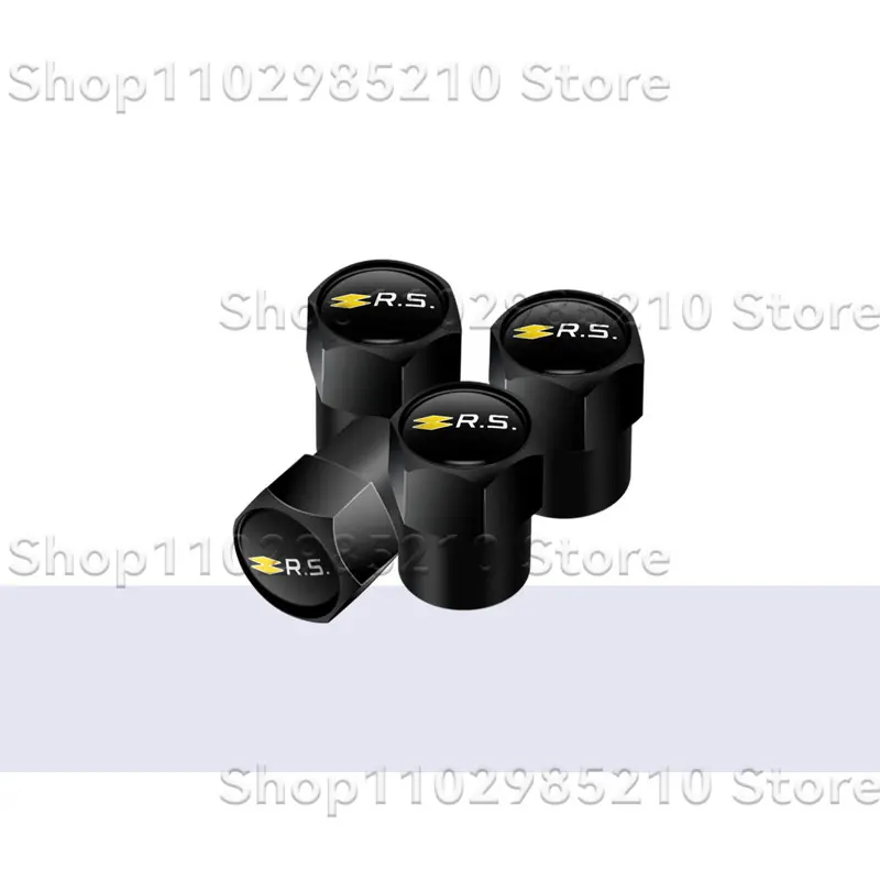 

4 шт./набор, декоративные колпачки для клапанов автомобильных колес Renault RS Clio Captur Megane Kadjar Arkana Koleos Sandero