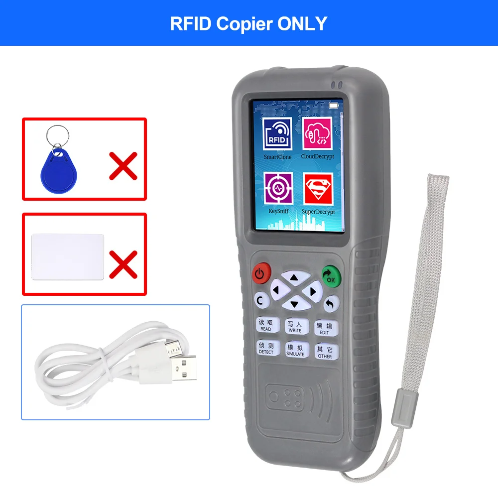 

Дубликатор RFID-программатора, 125 кГц, NFC-считыватель, 13,56 МГц