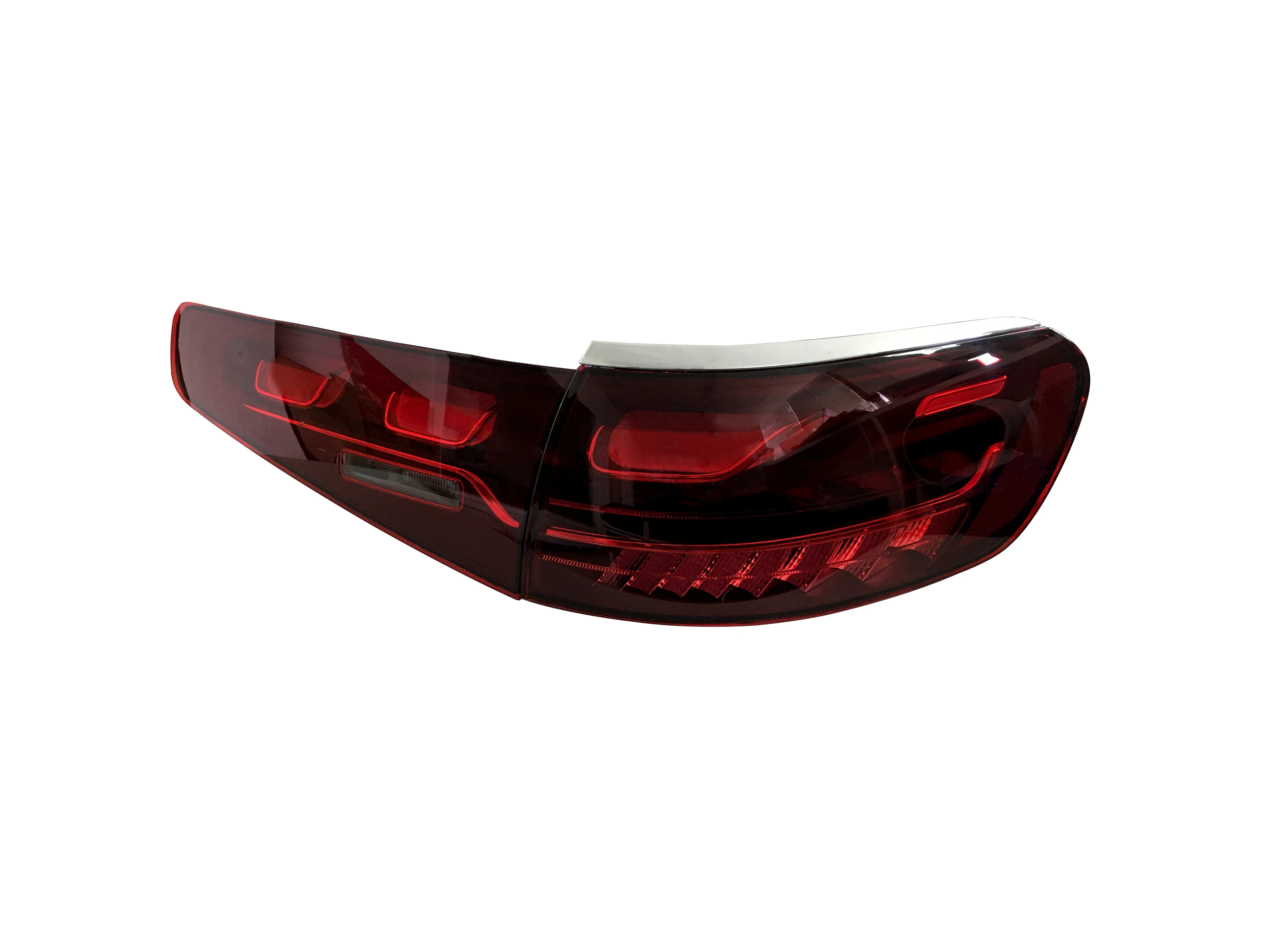 Фото Новые задние светодиодные фонари (LED) для Mercedes-Benz GLS X167 2020-2023 годов выпуска, с функциями ДХО, указателей поворота и заднего хода, красные линзы, 12В №3