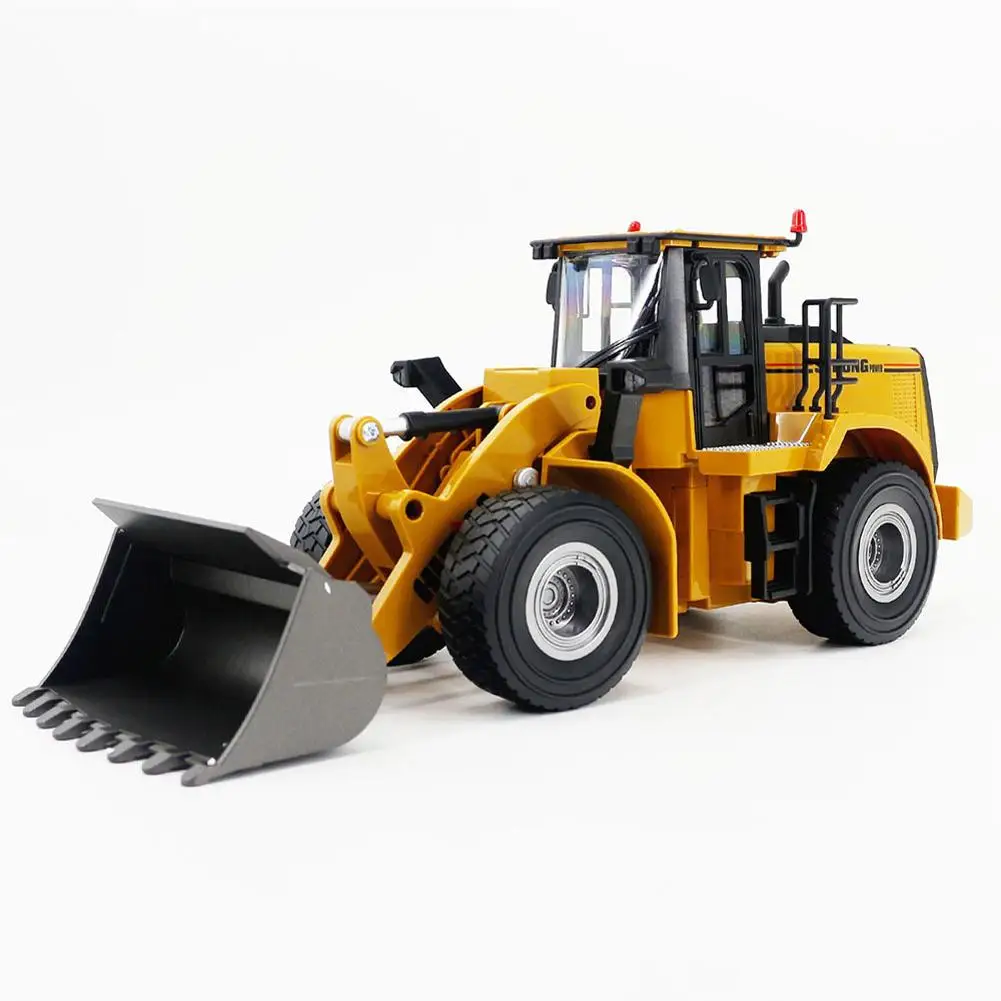 

Huina 1567 1:24 Simulation Bulldozer 6-channel Wireless Remote Control Engineering Vehicle Model For Birthday Gifts