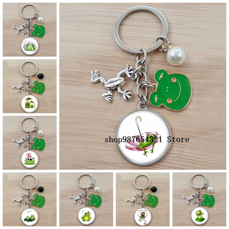 Новинка Красивая лягушка зеленое животное милая большая женская сумка ювелирные