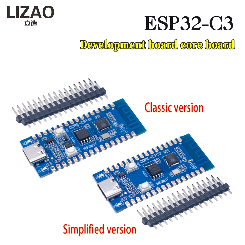 Плата разработки ESP32-C3 2 4G WIFI Bluetooth-модуль Основная плата CH343P 32Pin для проверки