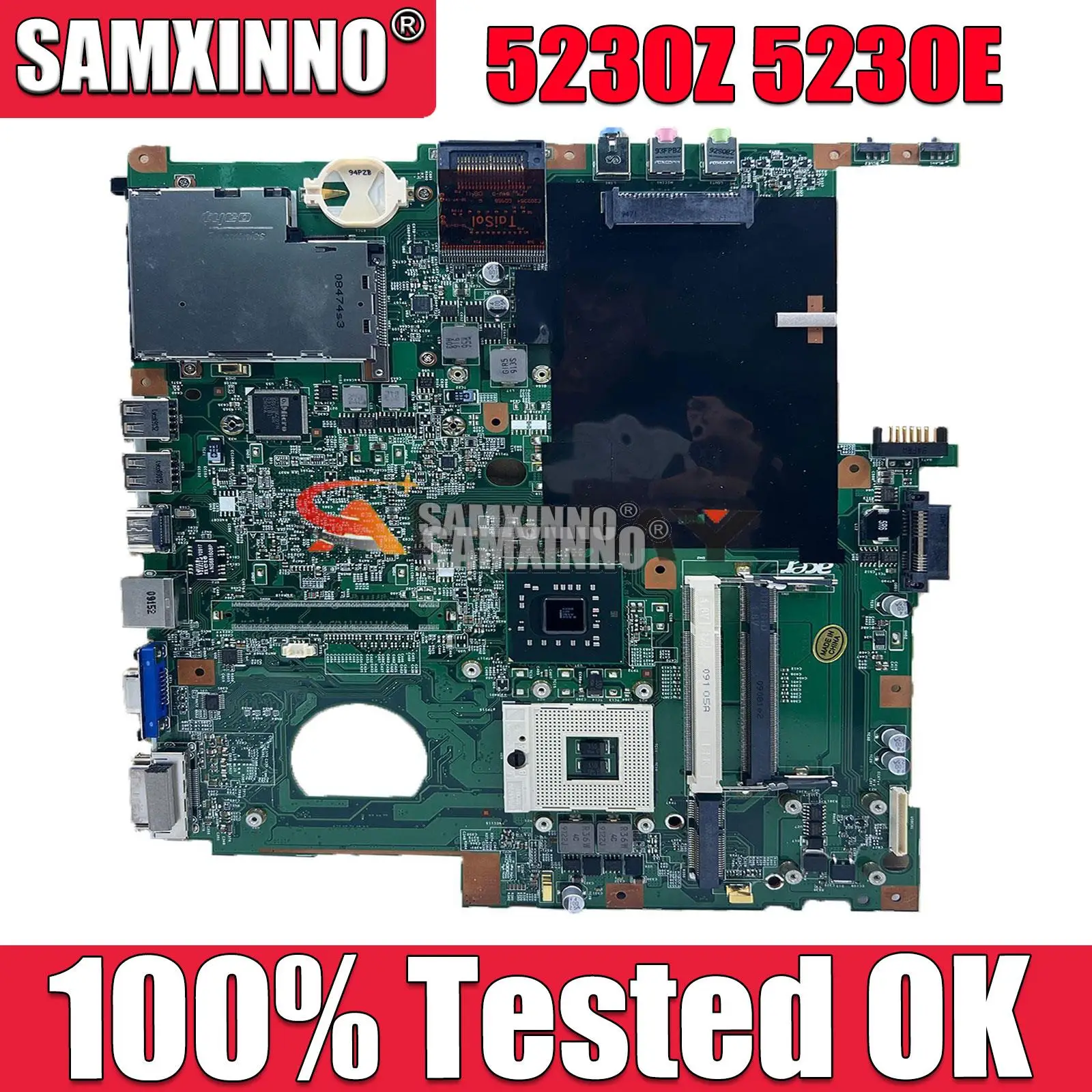 Материнская плата MBECU01001 для Acer Extensa 5230 5230Z 5230E 5430 5630 5630E 5630Z 5630EZ 5630G Homa MB 48,4z401.01m