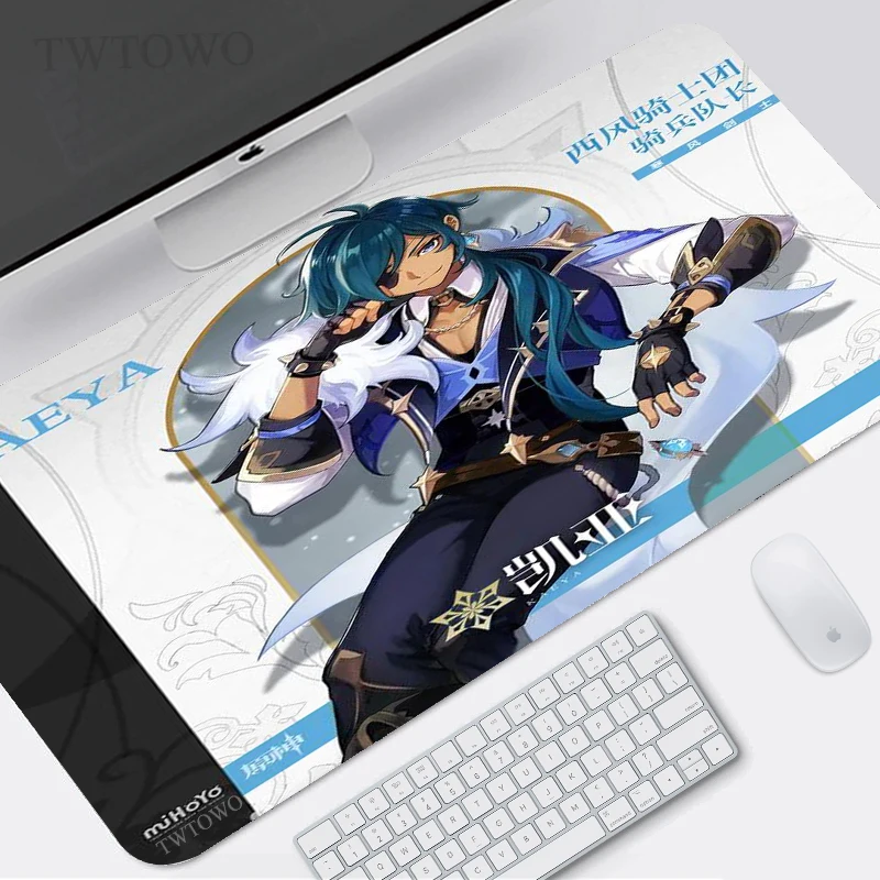 

Игровой коврик для мыши Genshin Impact XL, большой коврик для мыши HD XXL, коврик для клавиатуры, коврик для мыши, Противоскользящий коврик, коврик для ...