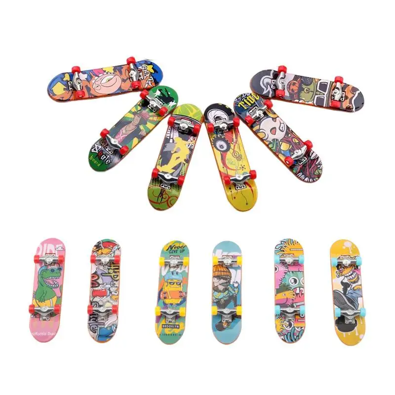 

Mini Skate Boards Finger Finger Skateboards For Kids 12pcs Mini Skateboard Fingerboards Finger Toys Gifts For Kids Children